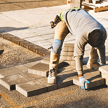 Durable pavers for patios, paths and driveways