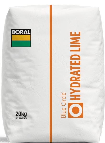 Hydrated lime for mortar, render and soil stabilisation