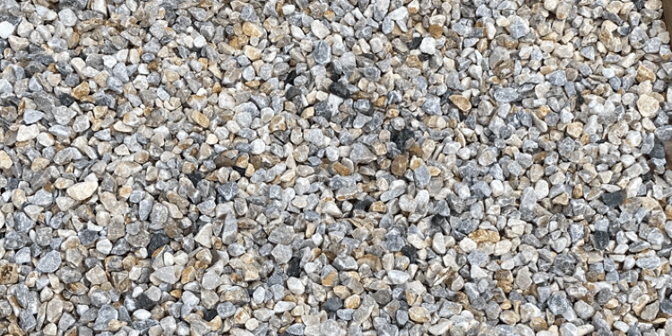 Limestone pebbles for garden drainage and aeration