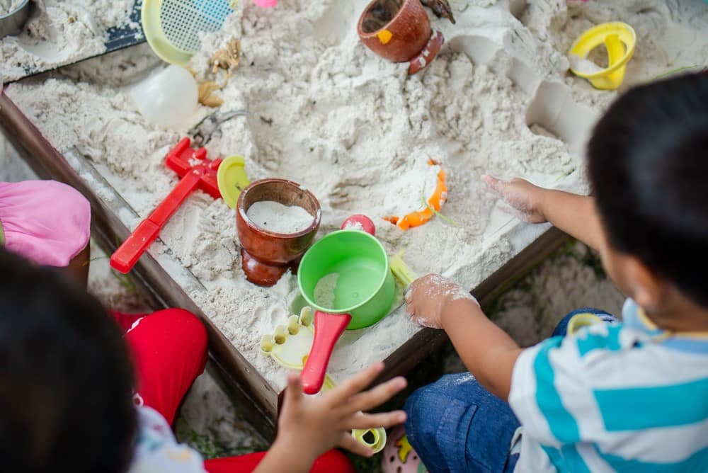 DIY sandpit ideas