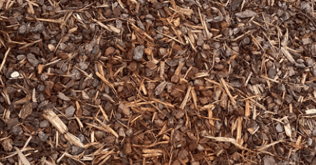 Pine bark mulch for garden beds