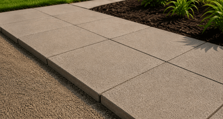 Concrete pavers for driveways and outdoor areas