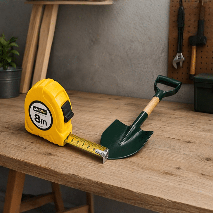 Shovels and Tape Measures