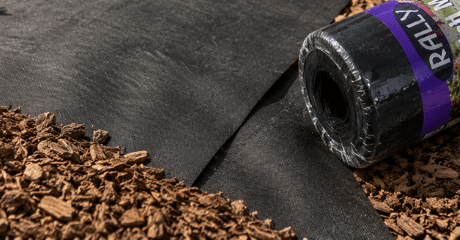 Non-woven mulch mat for weed suppression